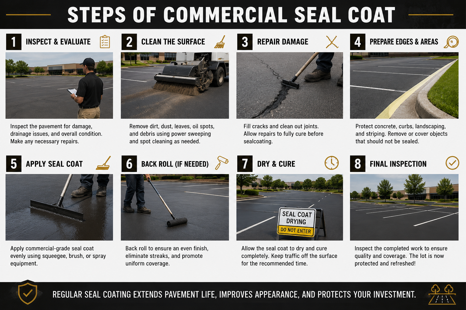 Our Sealcoating Process